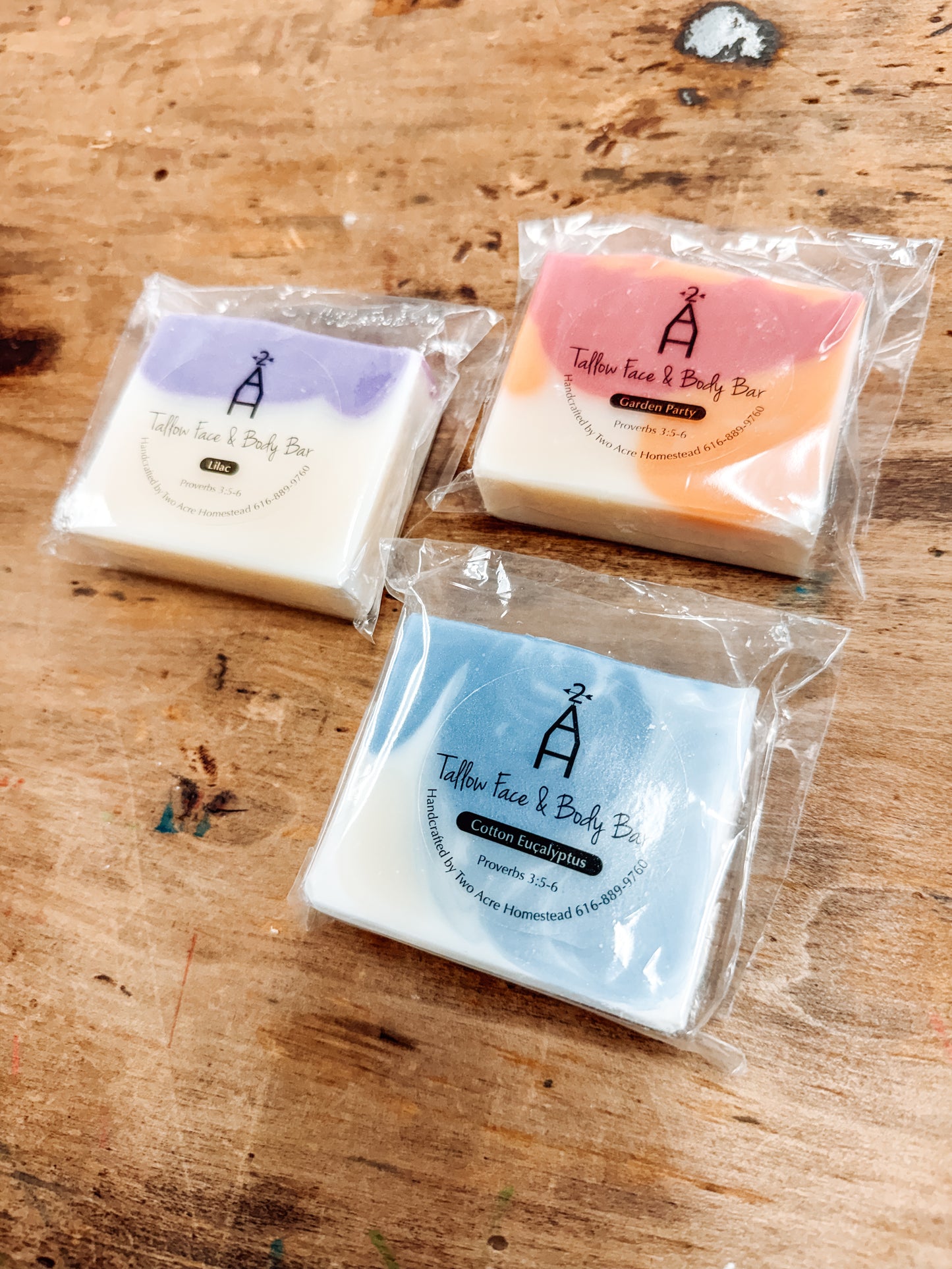 Tallow Face & Body Bar (Several Options)