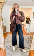 The Oakwood Tie Front Blouse