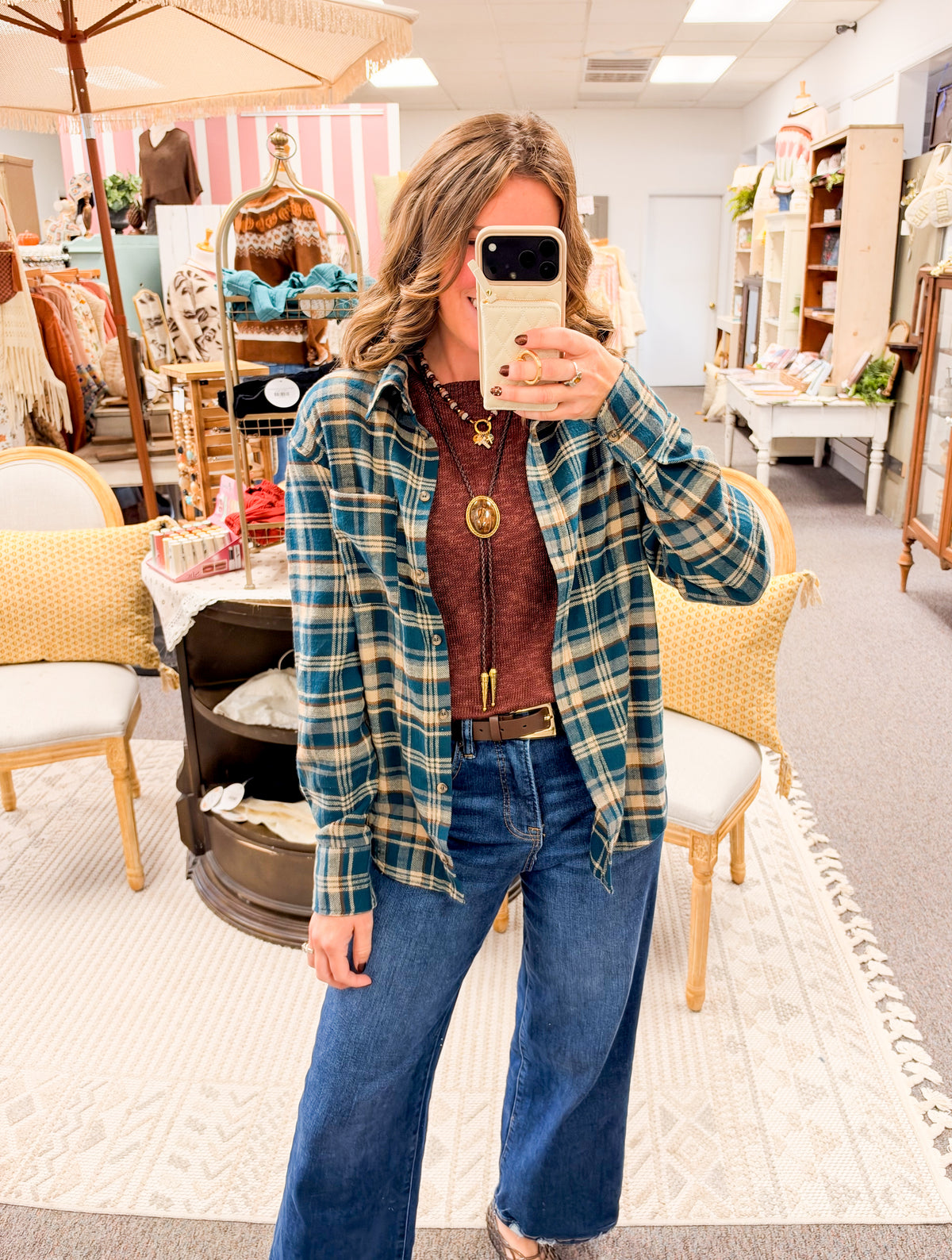 The Harvest Trail Plaid Shirt (2 Colors)