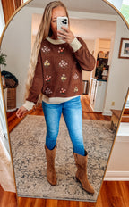 The Cedar Grove Embroidery Sweater (S-3X)