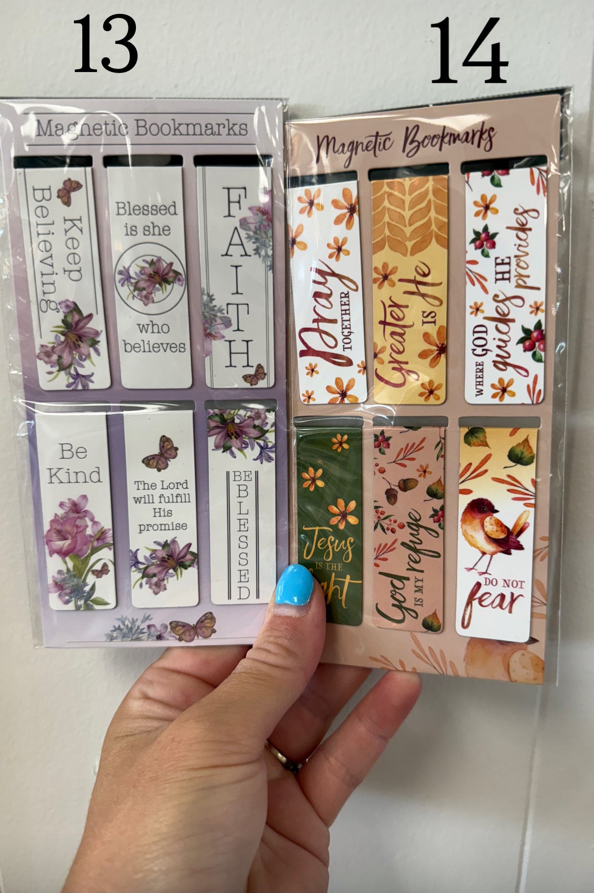 Magnetic Bookmark Set (14 Styles)