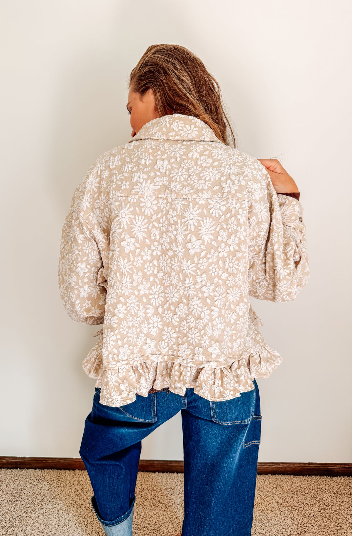 The Timeless Petals Textured Top (S-XL)