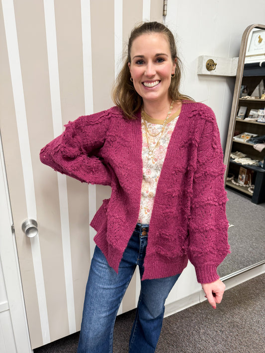 Jewel Harvest Chunky Knit Cardigan