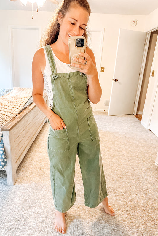 Olive Tree Overalls