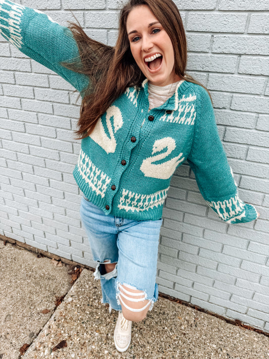 Swan Lake Knit Cardigan