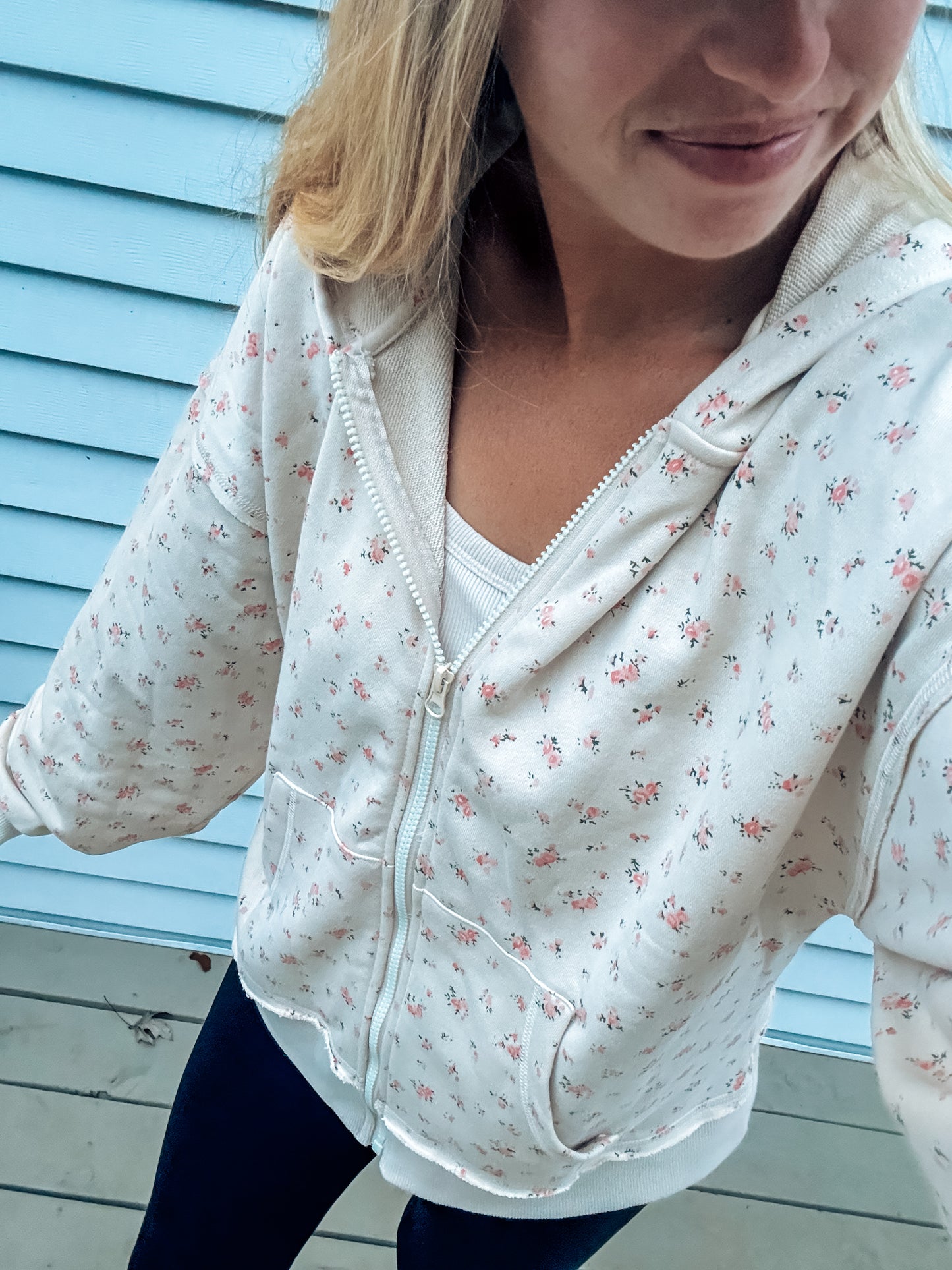 Casually Cute Zip Up Hoodie (S-3X)