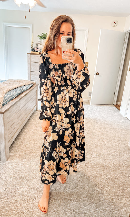 Autumn Angel Midi Dress