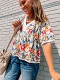 The Meadow Bloom Embroidered Babydoll Top (S-XL)