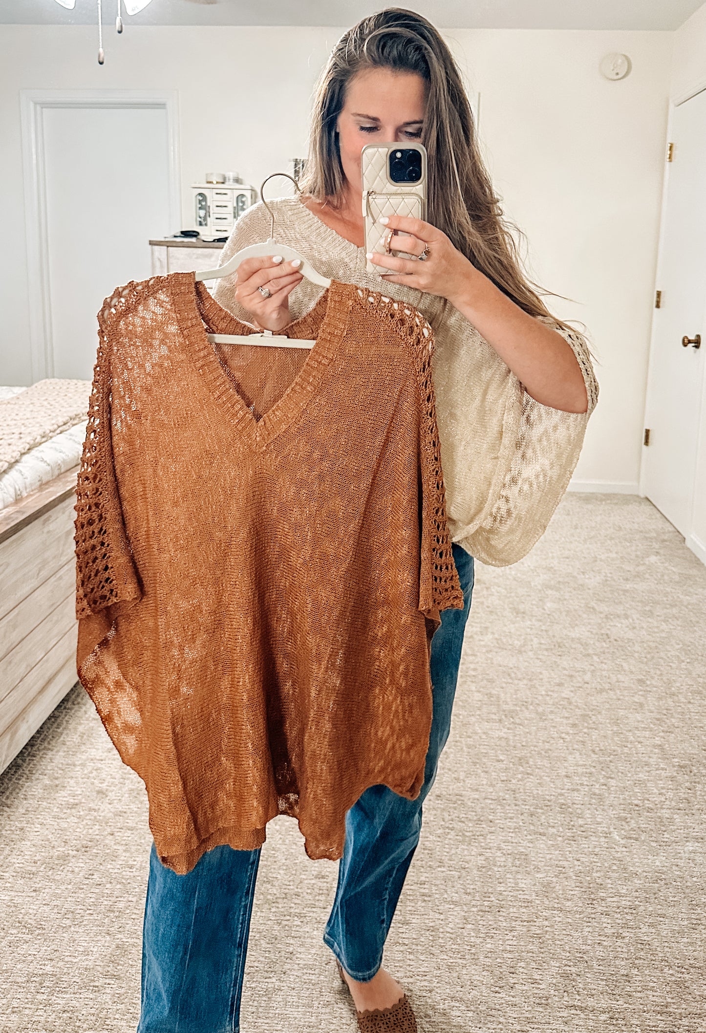 The Relaxed Retreat Knit-Rust