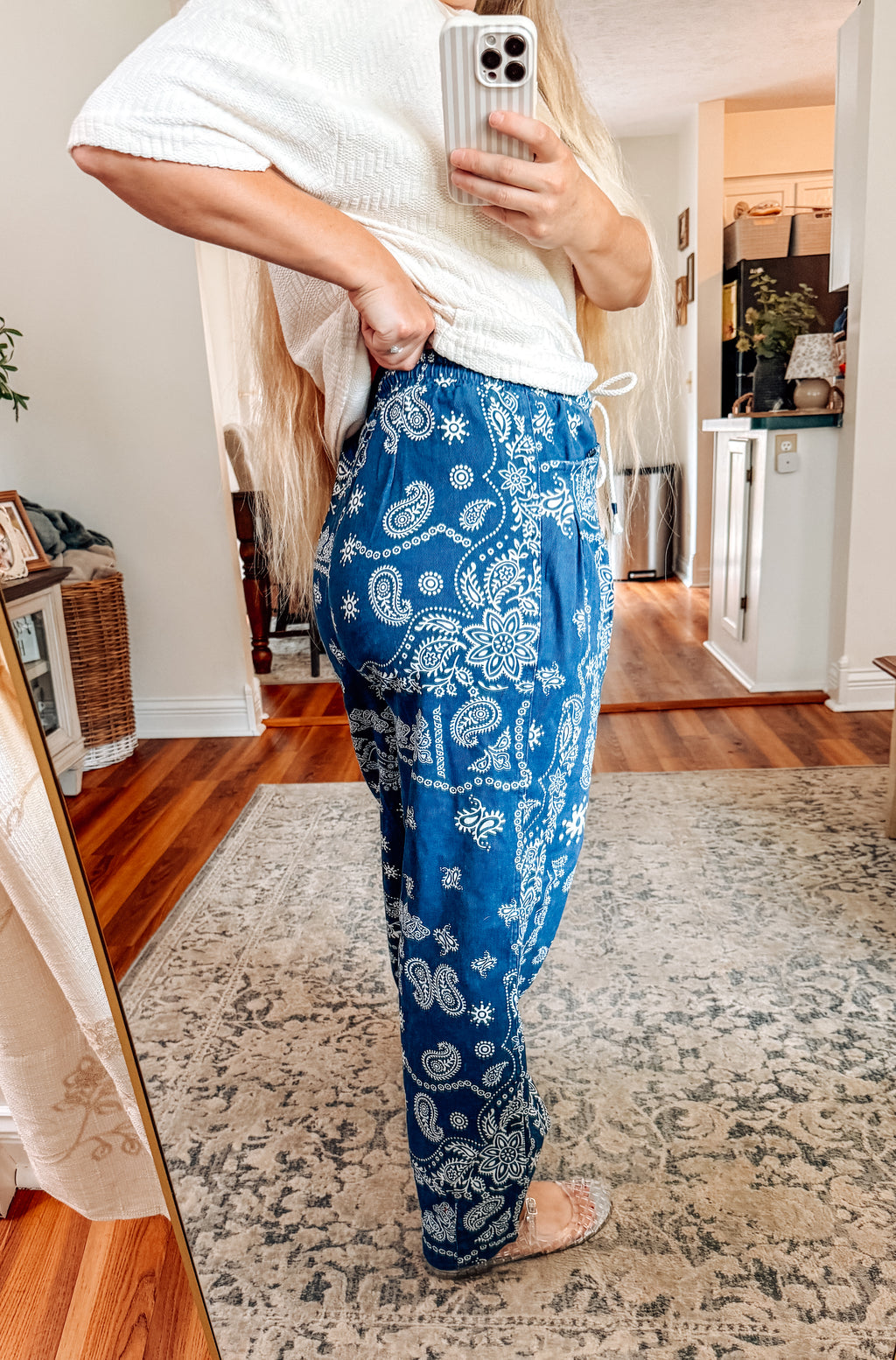 Bandana Printing Into Fall Bottoms (S-Xl)