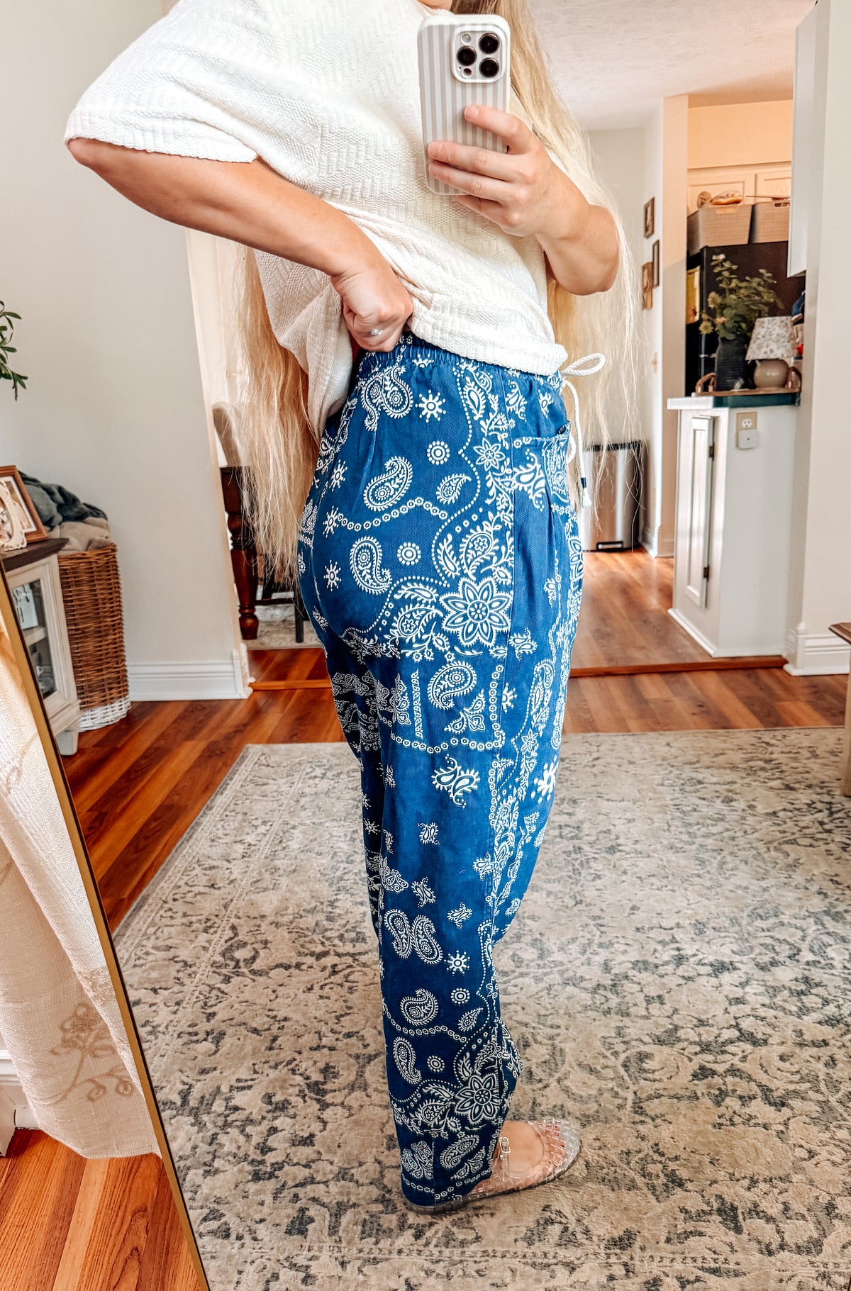 Bandana Printing Into Fall Bottoms (S-Xl)