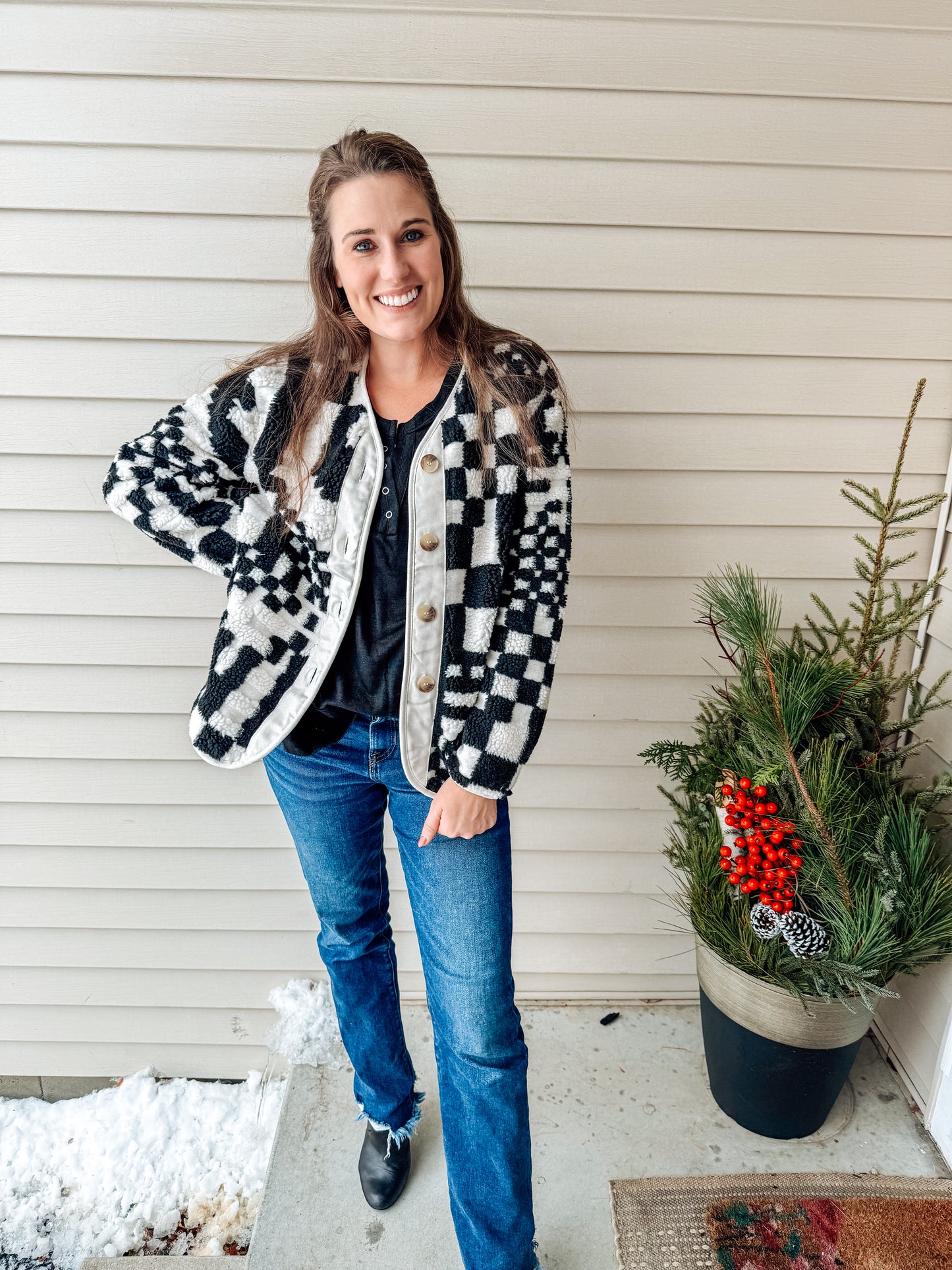 The Statement Check Button Up