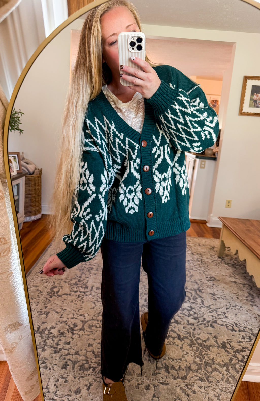 Winter Lodge Jacquard Cardigan