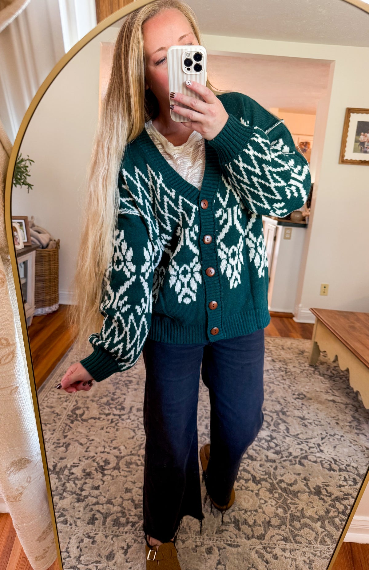 Winter Lodge Jacquard Cardigan