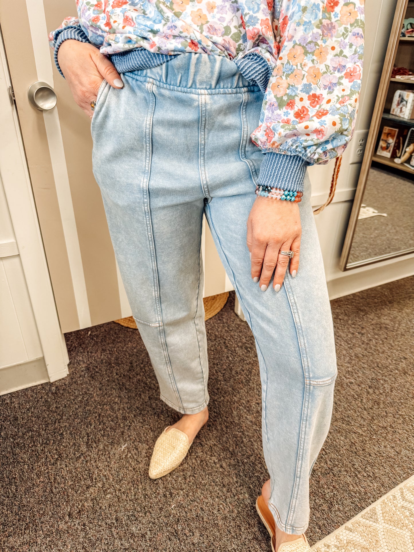 Weekend Ready Elastic Waist Joggers