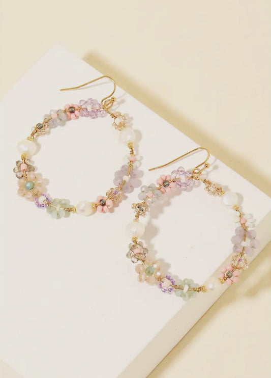 Lilly Lavender Dangle Earrings