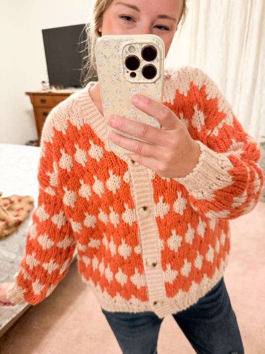 Cider Season Textured Cardigan (S-XL)