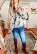 Flower Cloud Pullover Sweater