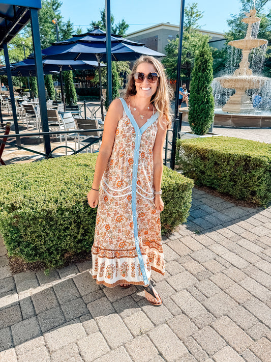 Sundown Stroll Sleeveless Dress