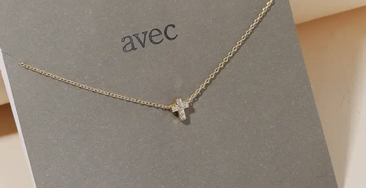 Mini Cross Necklace (2 Colors)