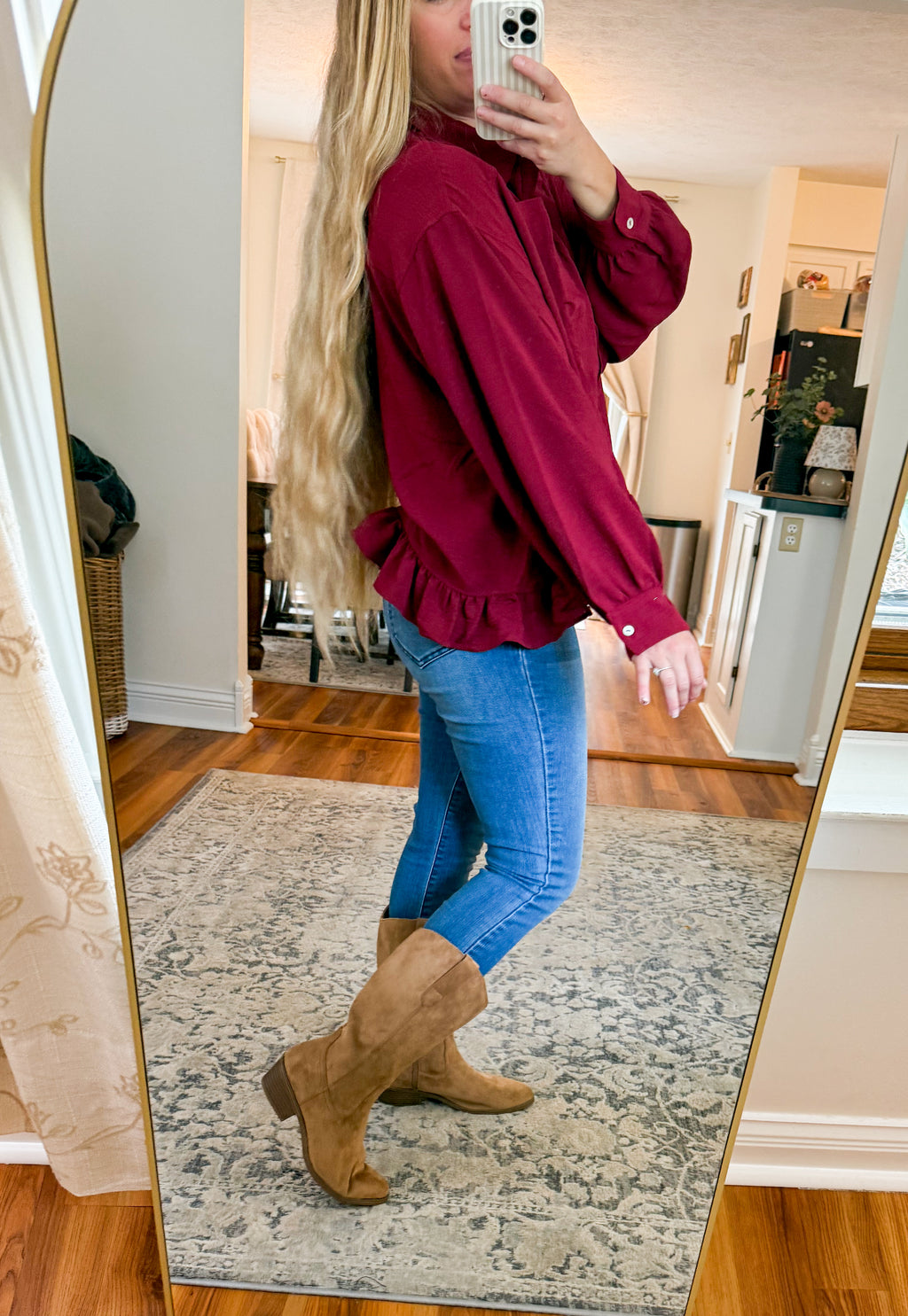 All Time Babydoll Peplum Shirt