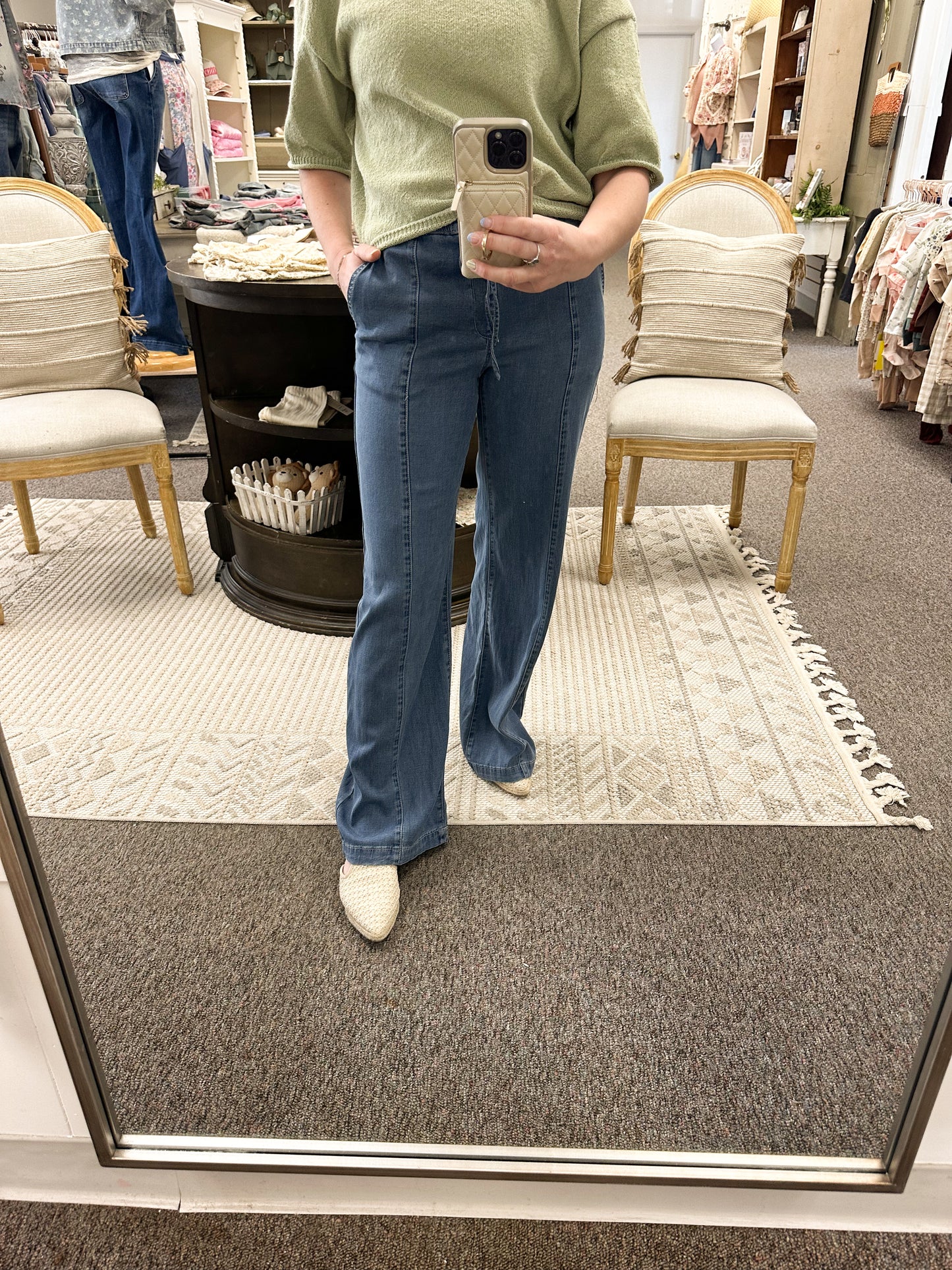 The Runaround Wide Leg Denim (XS-XL)