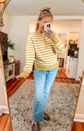 American Honey Knit Striped Sweater
