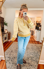 American Honey Knit Striped Sweater