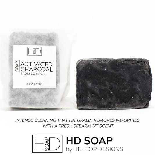 100% From Scratch Soap - Activated Charcoal