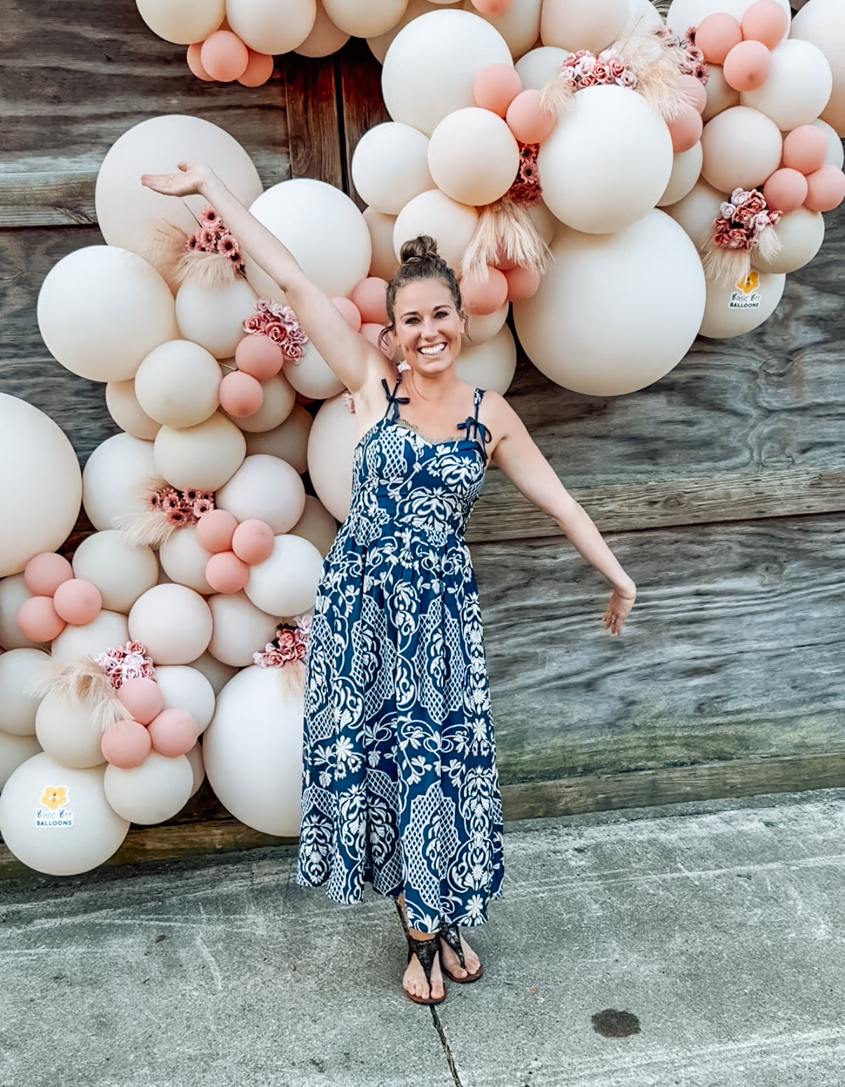 Blueberry Cobbler Midi Dress