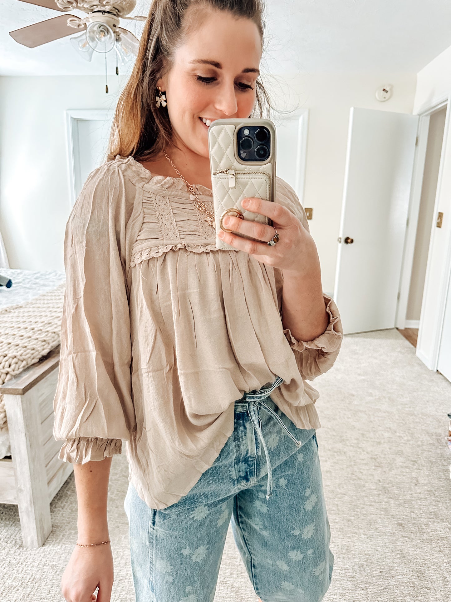 The Soft Silhouette Top-Natural