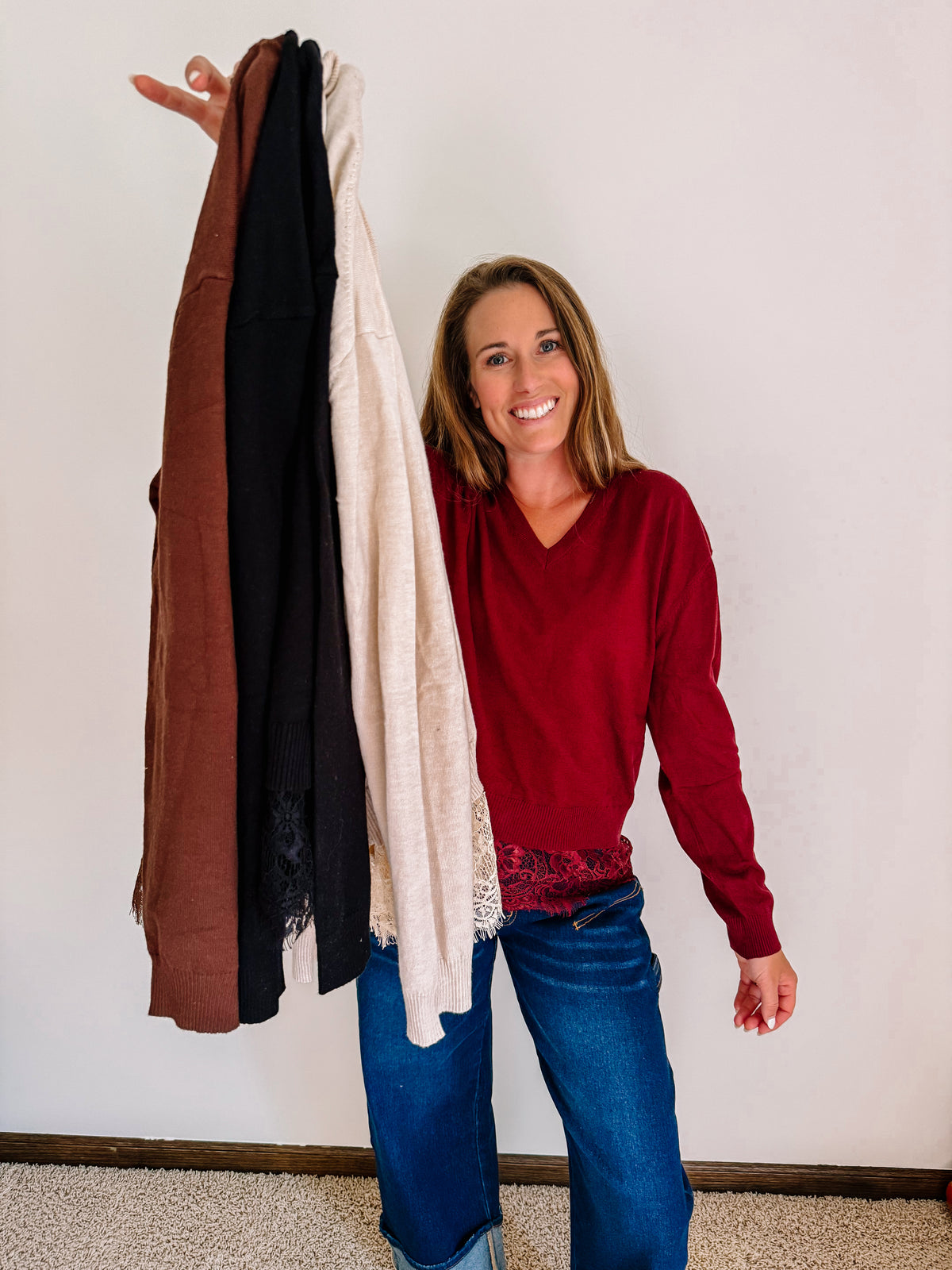 The Delicate Days Lace Knit Sweater (4 colors)