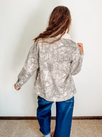 Camo Branch Collared Jacket