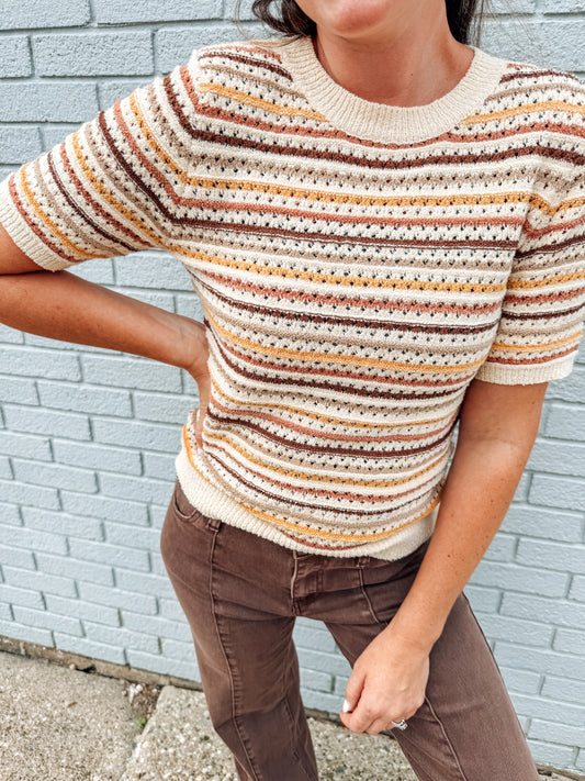 The Painted Desert Stripe Knit Sweater