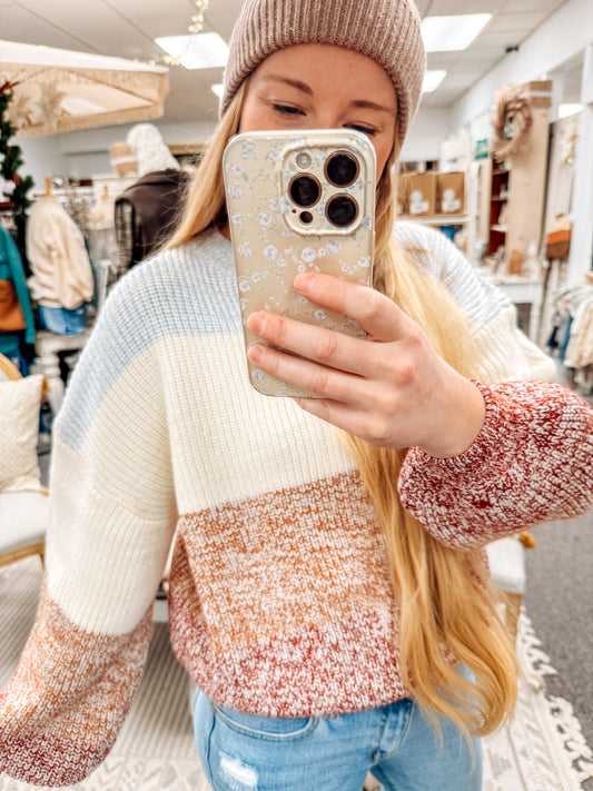 Effortless Stripes Pullover Sweater