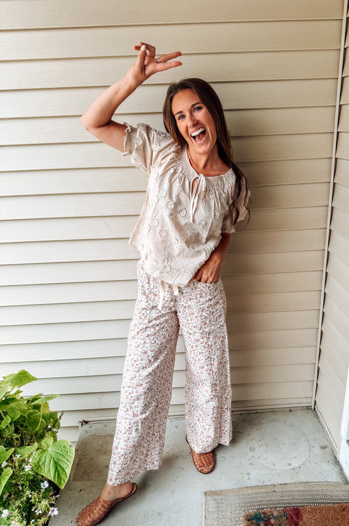 The Emery Embroidered Floral Blouse (3 colors)
