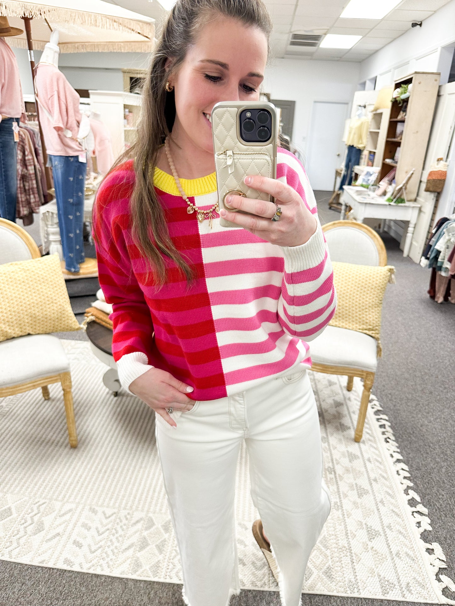 Made for You Multicolor Striped Sweater (S-XL)