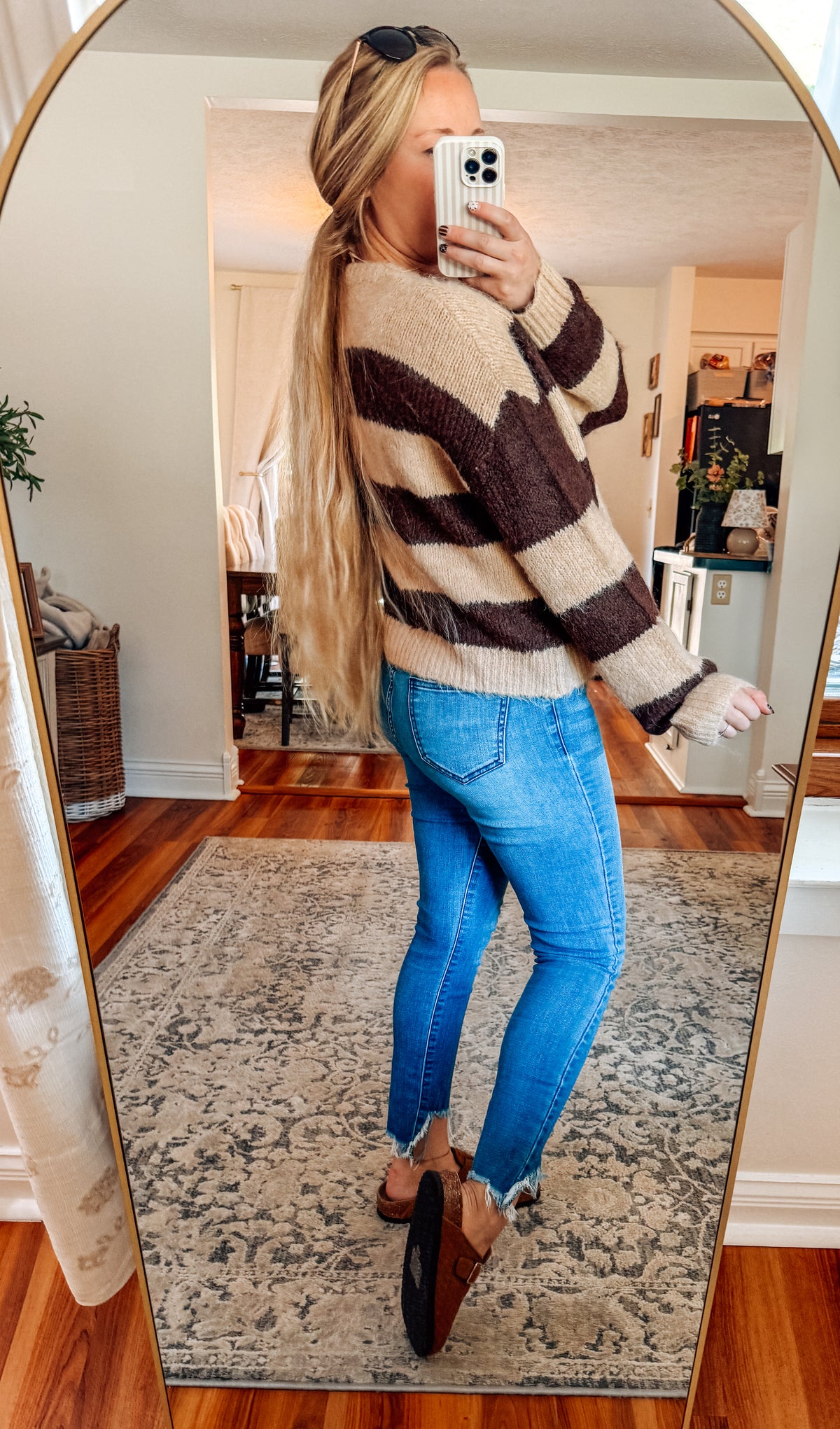 The Cozy Keepsake Button Down Cardigan-Brown