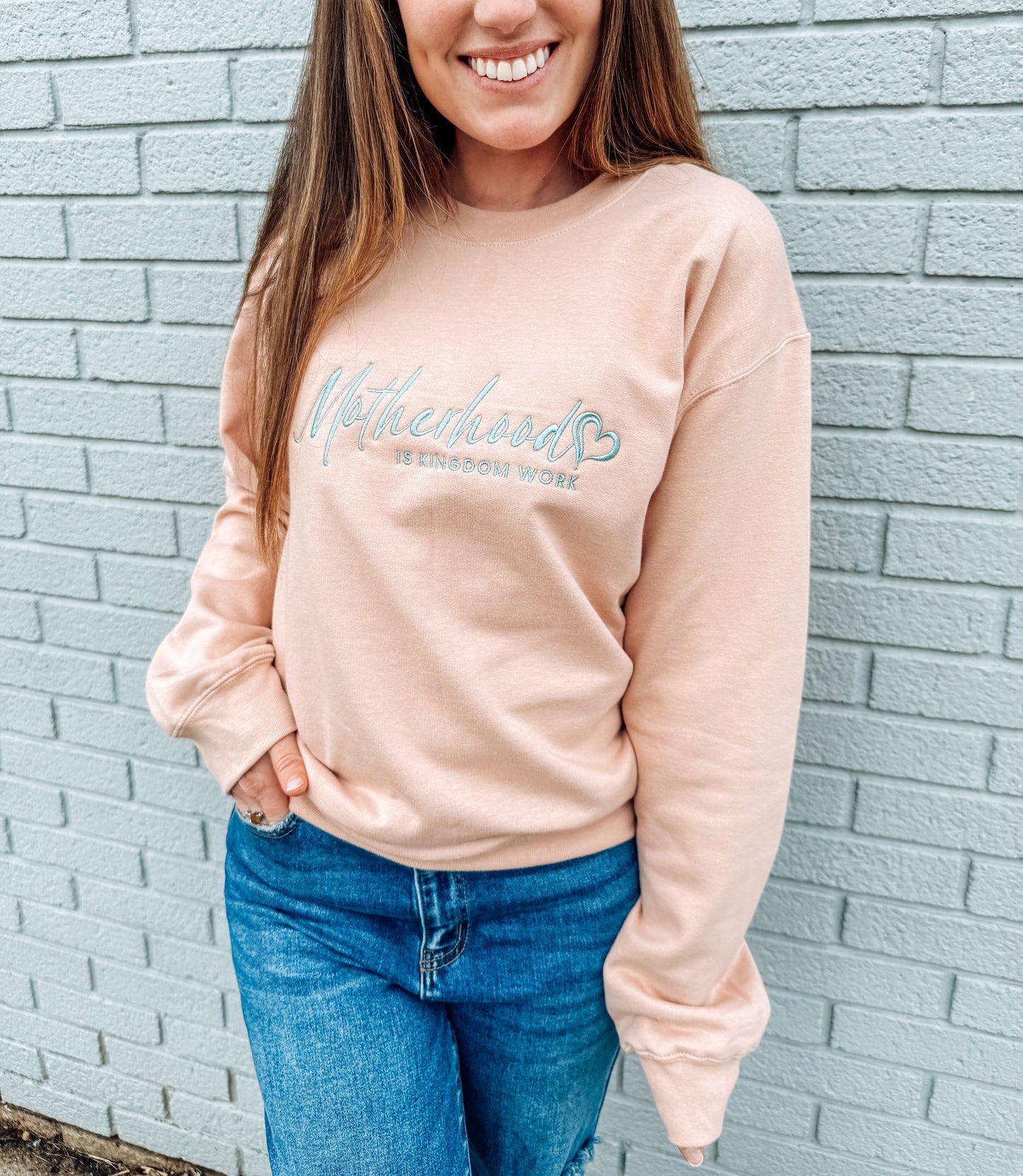 Motherhood Is Kingdom Work Crew (S-XL)