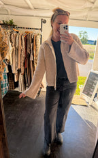 Zip Into Cozy Textured Sweater