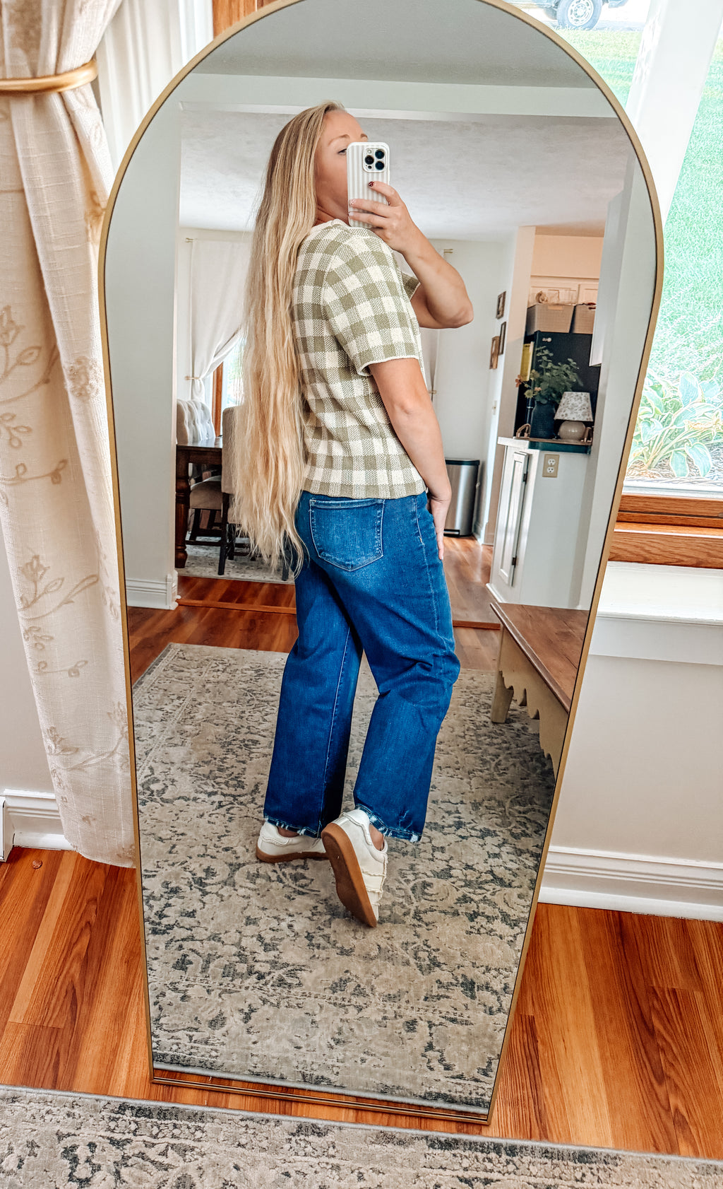 The Cozy Cottage Check Sweater