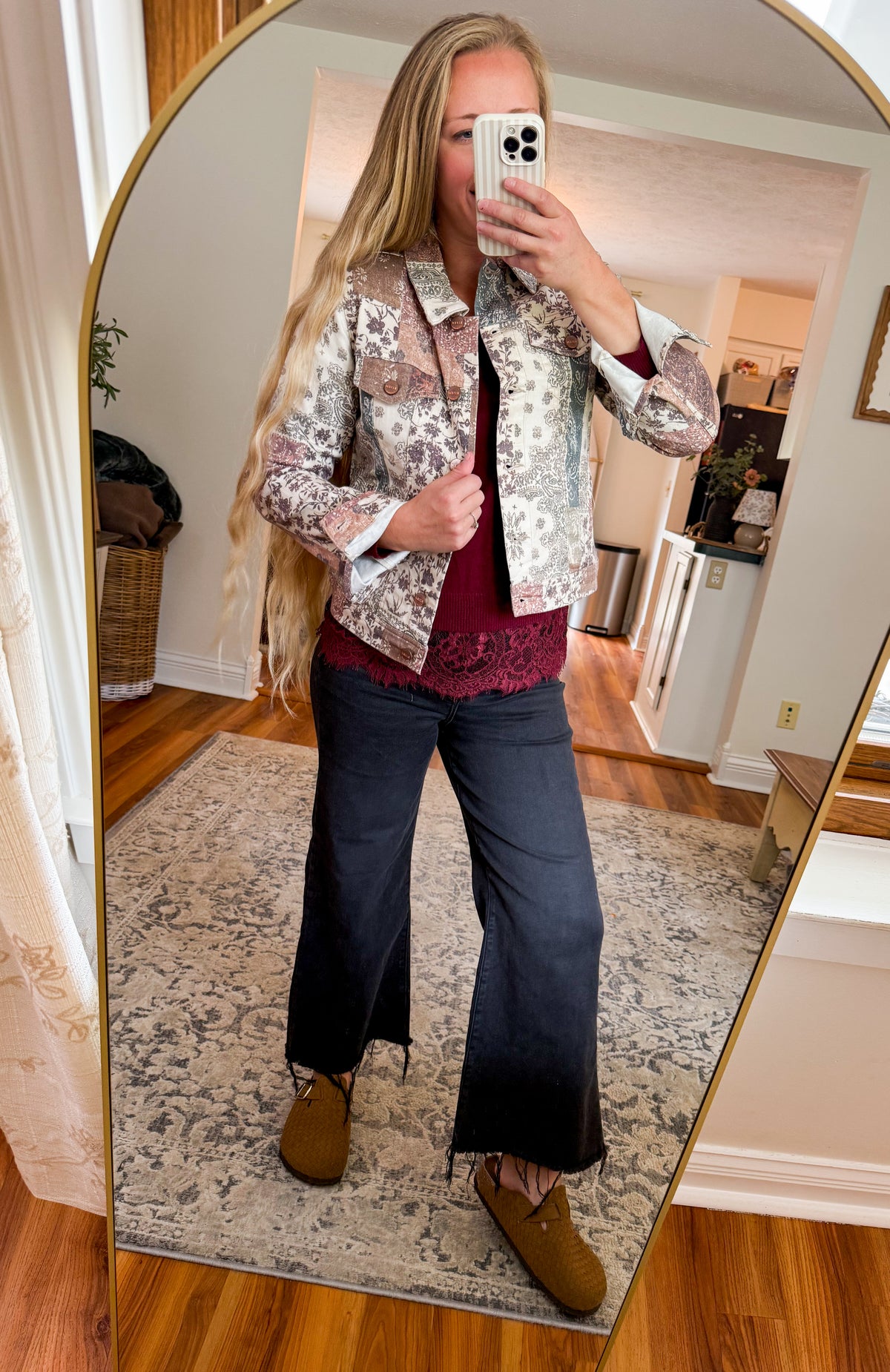 Western Soul Paisley Denim Jacket