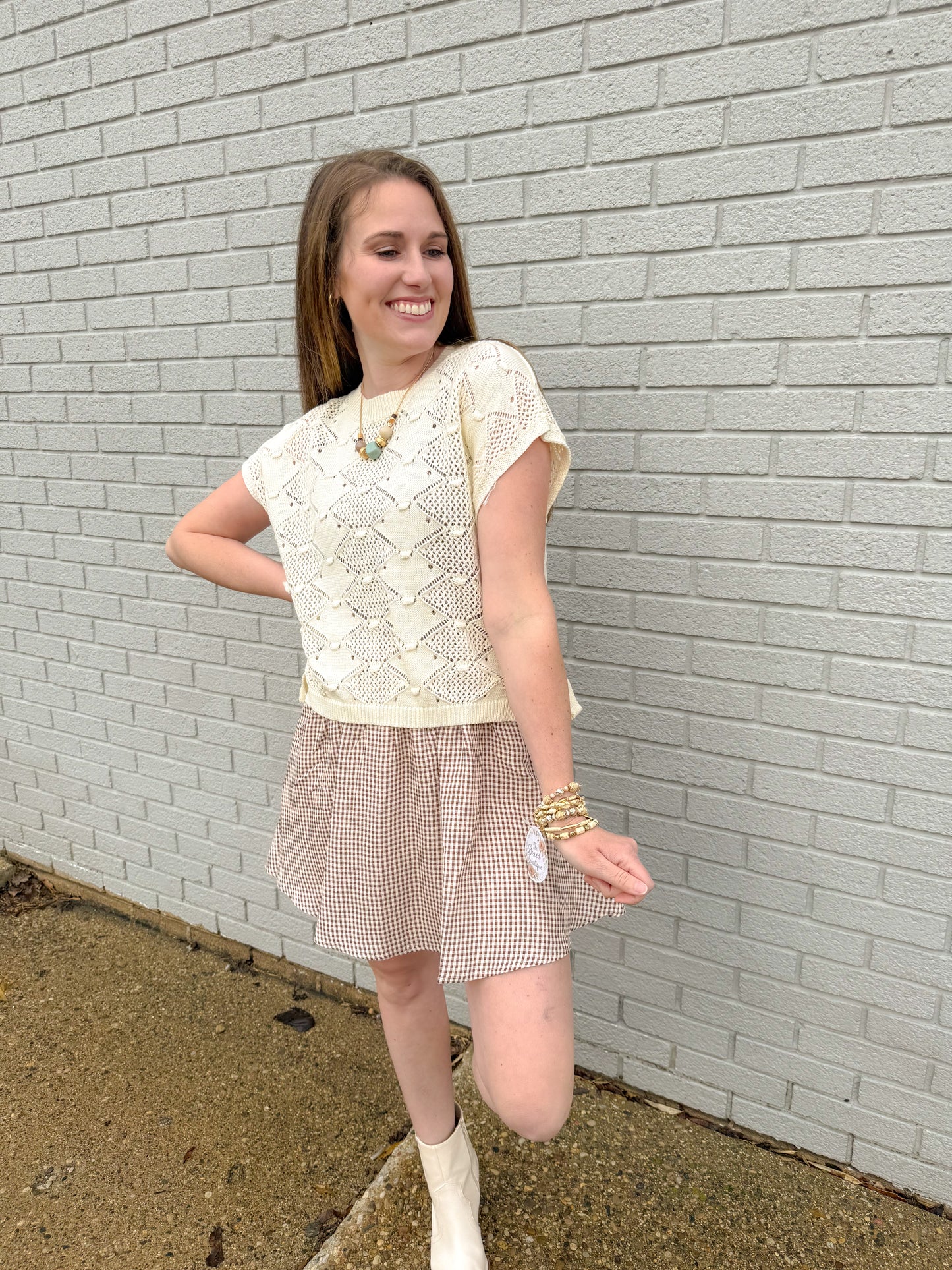 Countryside Charm Tie Sweater