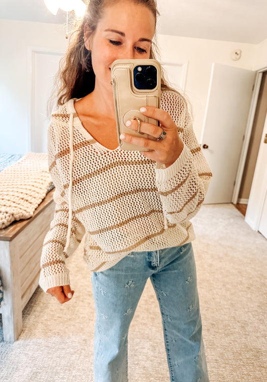 Mocha Meadow Crochet Top (S-XL)