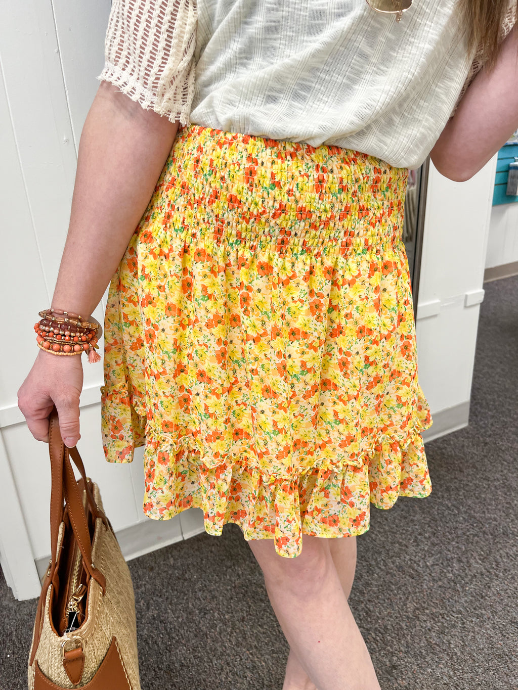 Simply Blissful Floral Skirt