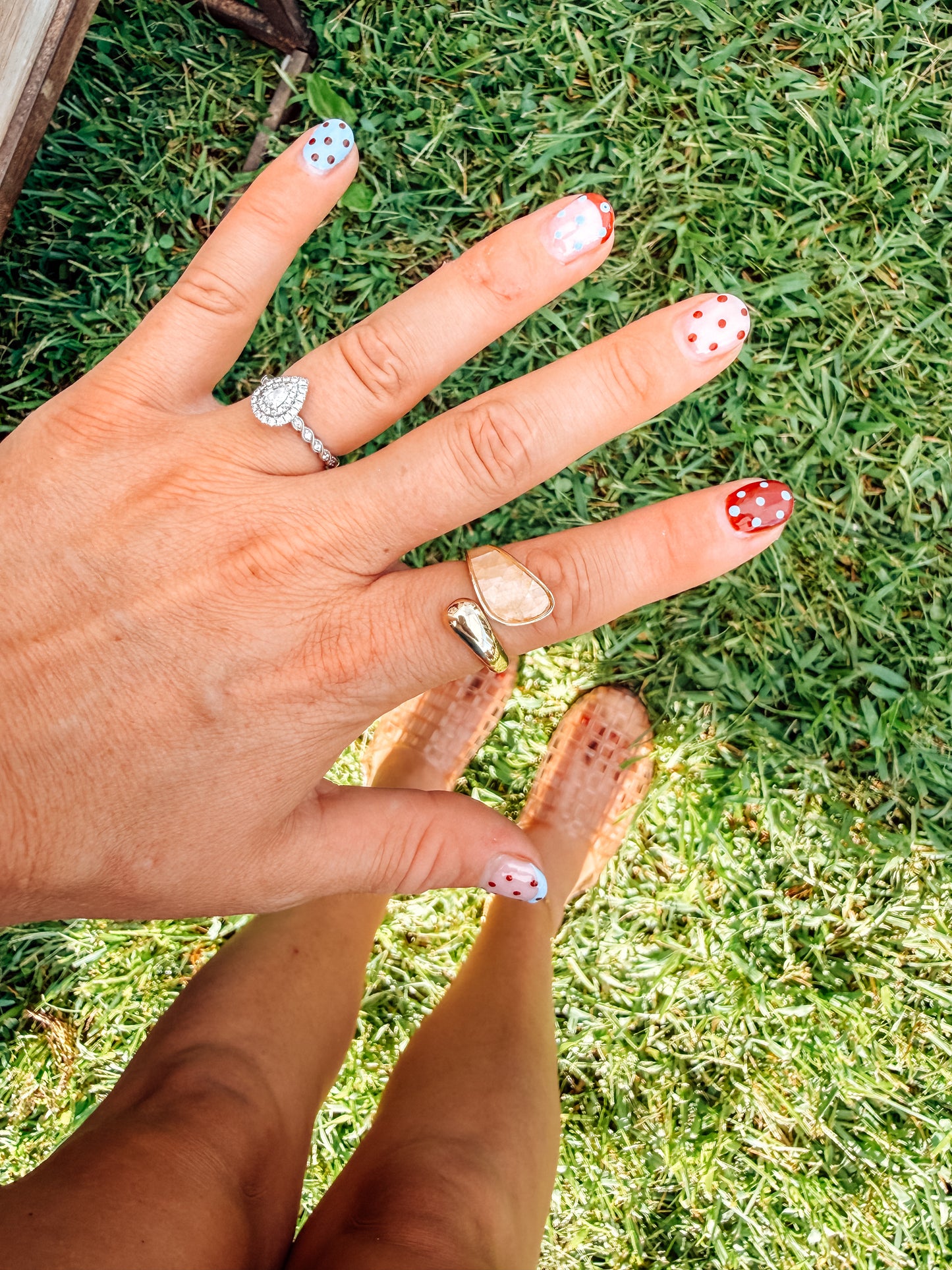 Mother Of Pearl Wrap Ring