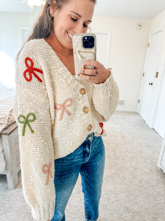 The Ribbon Kiss Knit Cardigan