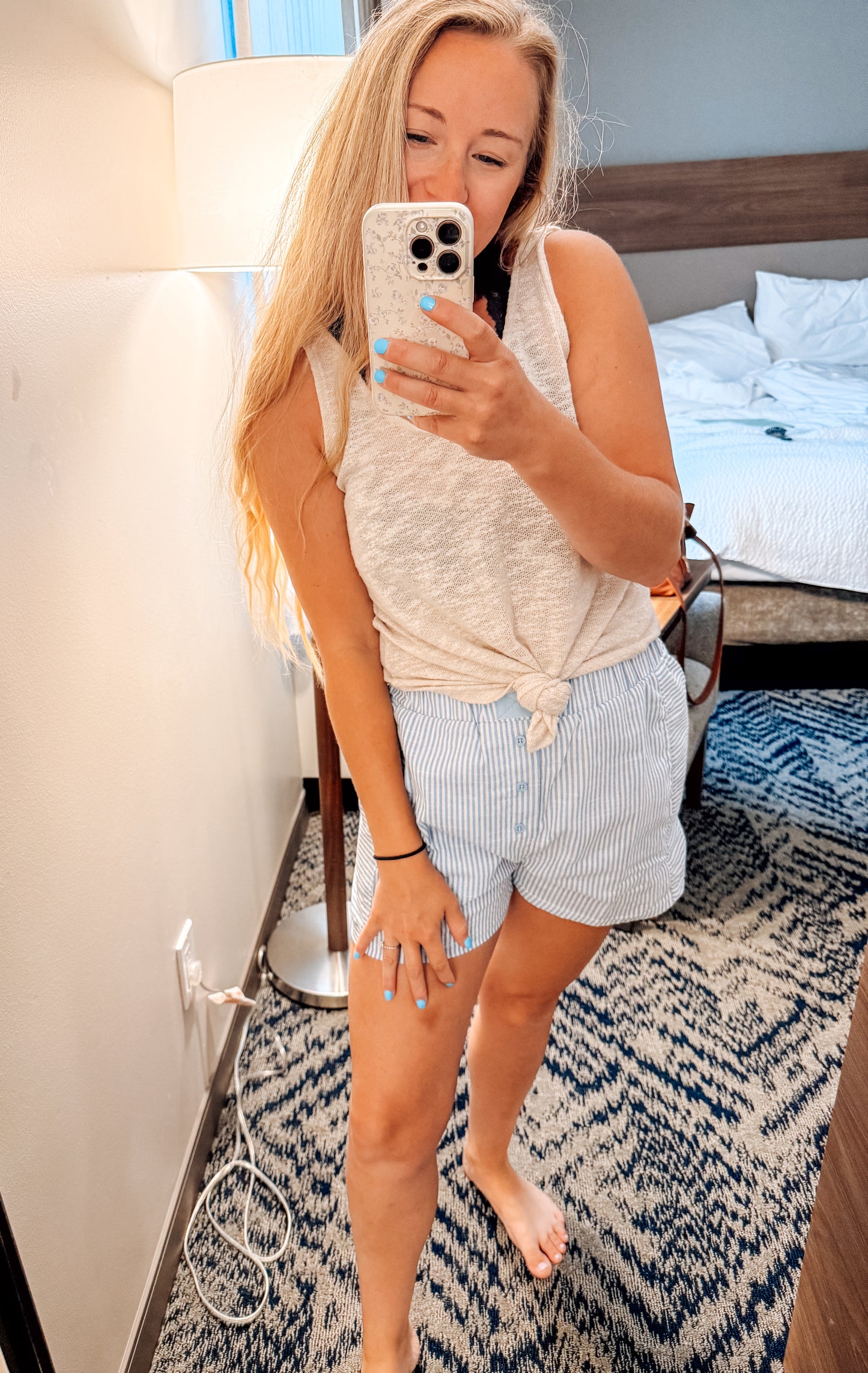 Sleeping in Stripes Shorts