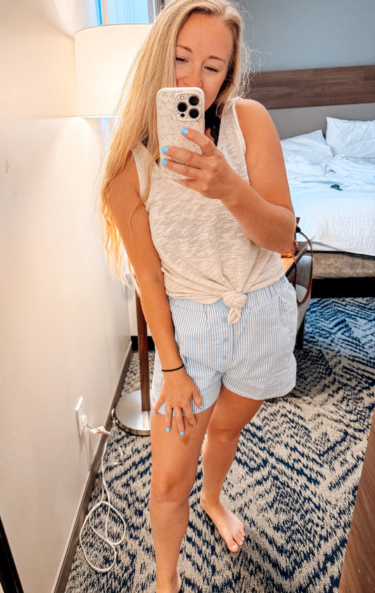 Sleeping in Stripes Shorts