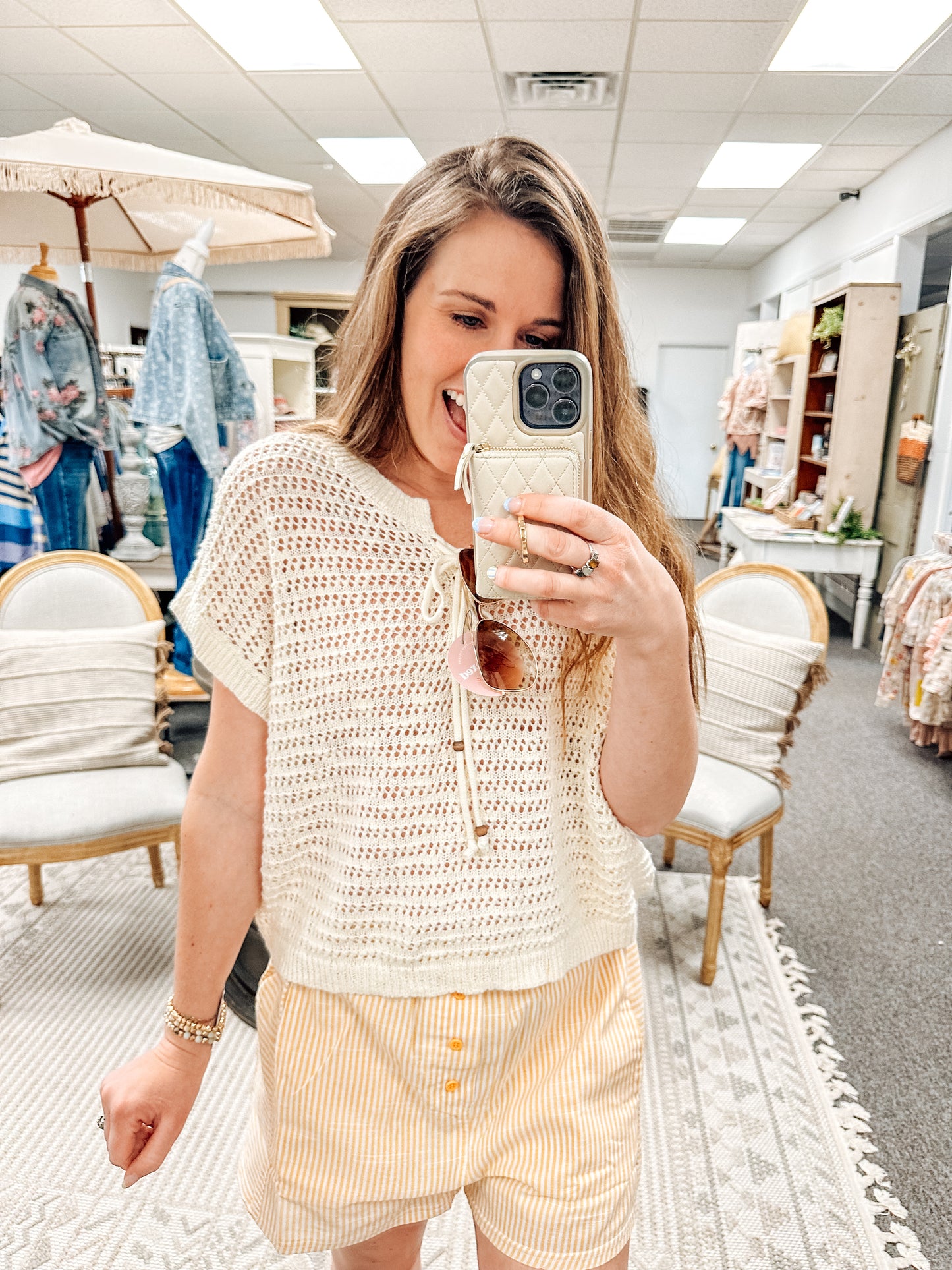 Sunlit Sunset Crochet Top
